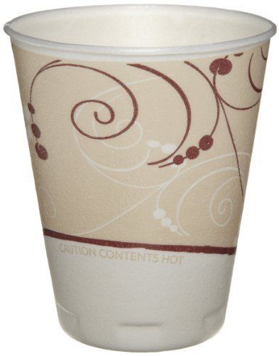 Solo cups wx9j8002 symphony design trophy foam hot/cold drink cups, wrapped, 9 for sale