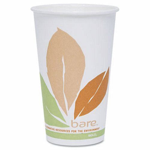 Solo cup bare pla hot cups w/leaf design, 16 oz., 300/carton (sccof16plj7234) for sale