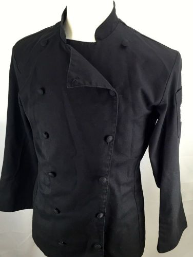 Chef Revival Coat Jacket Size Small Uniform Black Cook Kitchen Staff Cooking