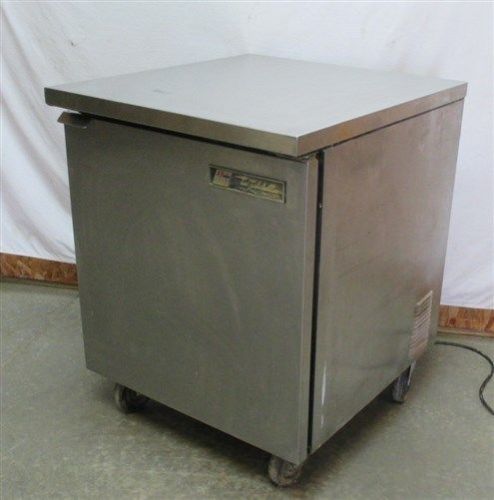 True TCU-27 Undercounter Refrigerator Restaurant Stainless Steel Prep Table c