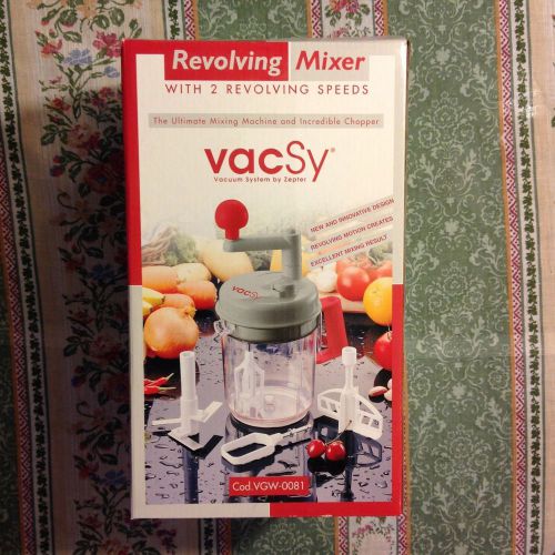Zepter VacSy Revolving Mixer with 2 revolving speeds VGW -0081