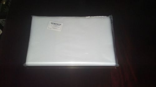 200 2 mil 14&#034; x 20&#034;  CLEAR Suffocation Warning Flat Poly Bags - Free Shipping