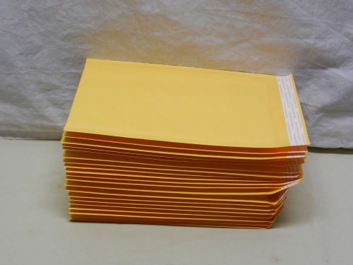 20 #0 kraft bubble padded envelopes mailers bags 6.5x10 self sealing for sale