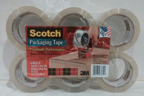 3M Scotch Packaging Tape, Premium Performance