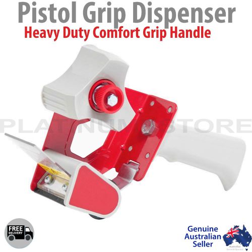 2 x New Packing Tape Dispenser Guns Quality Commercial Heavy Duty Pistol Grip