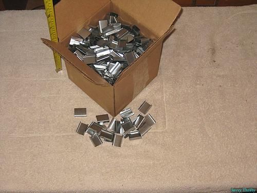 NEW - 5 LB Box of 3/4&#034; Metal Strapping / Banding Seals (approx 600-700 Seals)
