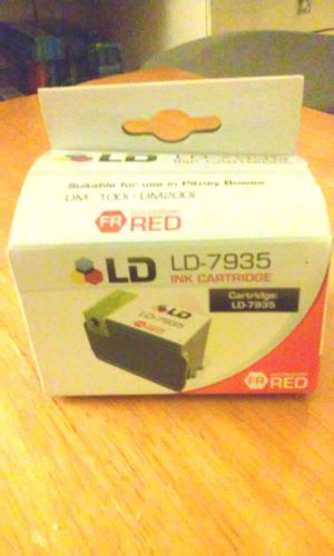 LD-7935 Red Ink Cartridge -  for Pitney Bowes   DM100i, DM200L, DM125, DM225