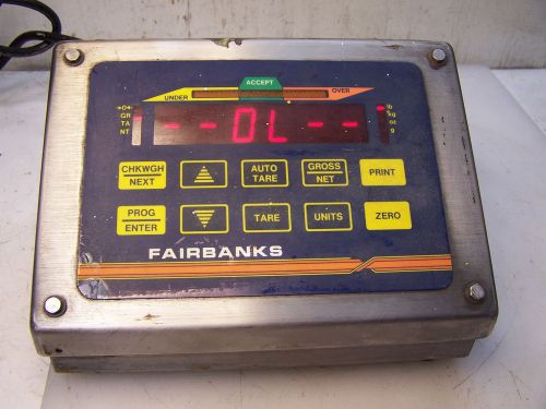 FAIRBANKS H90-5150 DIGITAL SCALE HEAD WEIGHT INDICATOR nMAX 10,000LBS