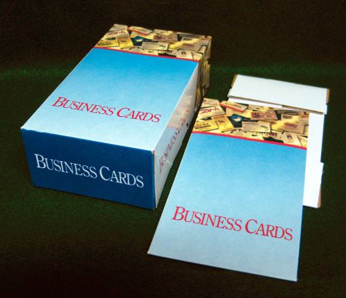 Business Card Boxes. Premium, New, Folding, Two-Piece - 350 Sets