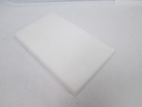 Jr plastics ineos uhmw polyethylene white plastic blocks 10-1/2 x 6-1/2 x 1-1/2 for sale