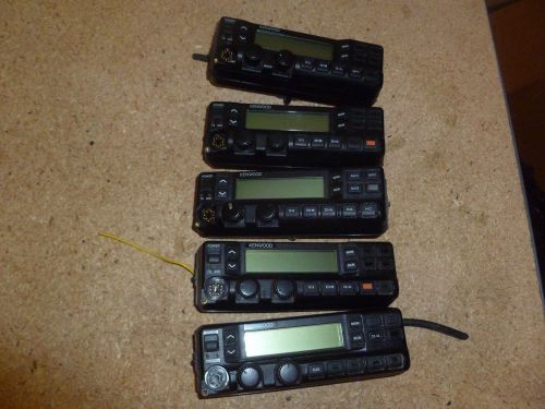 Lot of FIVE Kenwood Two Way Radio Remote Control Heads TK-690H TK-790H