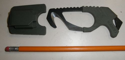 Safety Rescue Knife Gerber Loop with Holster Military Seatbelt V Cutter
