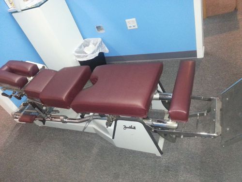 Chiropractic table: zenith ii 230 3d headpiece pierce hylo table for sale