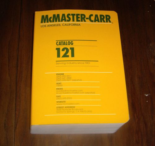 BRAND NEW 2015    #121  McMaster-Carr  Catalog  Los Angeles, California  Edition