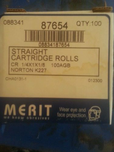 Merritt straight cartridge rolls abbrasive NO RESERVE! !