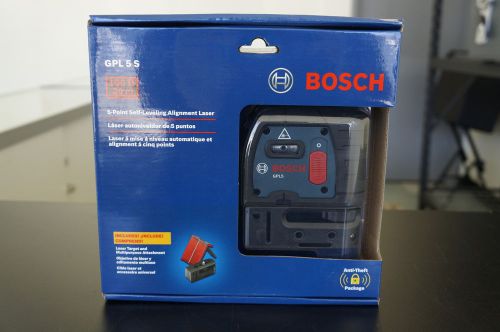 BOSCH GPL 5 S NEW IN SEALED BOX! FREE SHIPPING! NEWEST ONE W/EXTRAS!!!!!!