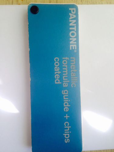 Pantone metallic formula guide + chips coated Used in good condition