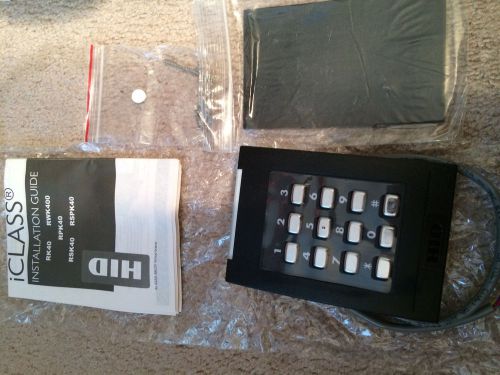Iclass rk40 keypad reader hid global corporation 6130ckn000700-g3.0 for sale