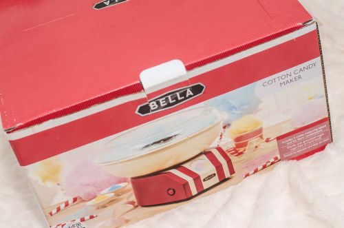 BELLA 13572 Cotton Candy Maker  Red and White
