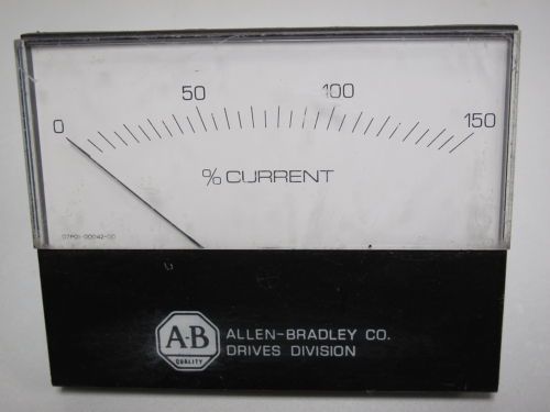 Allen Bradley Drives Division Percentage Current Meter