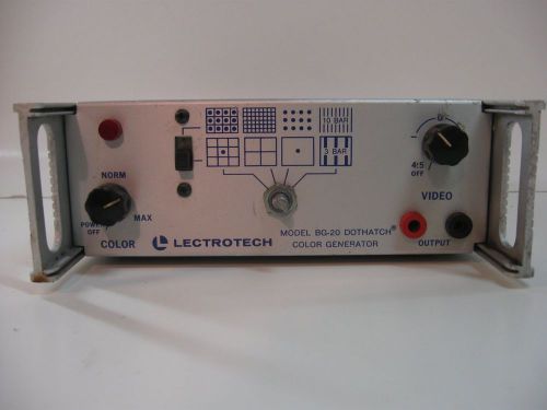 Lectrotech BG-20 Dothatch Digital Color Generator - Vintage