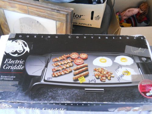 GE in box general electric 21&#034; 21 inch Electric~Griddles &amp; Flat Grills~G.E.
