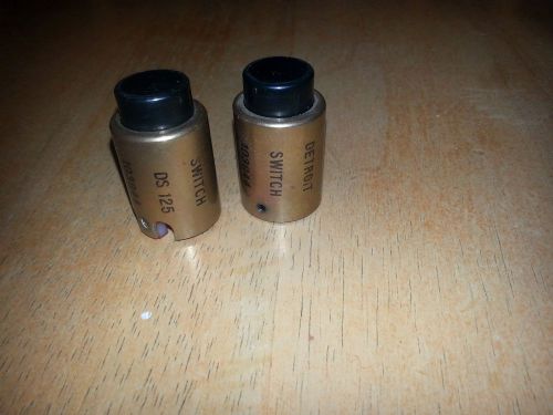 Two Used Detroit Switch DS-125 Push Button Switches