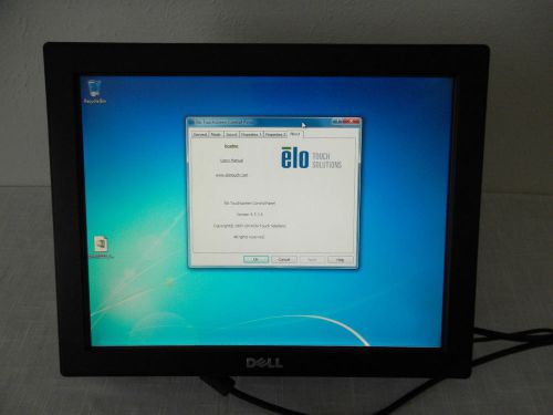 Dell Touchscreen E157FPTe POS/Retail 15&#034; LCD Monitor VGA USB Audio Serial XM180