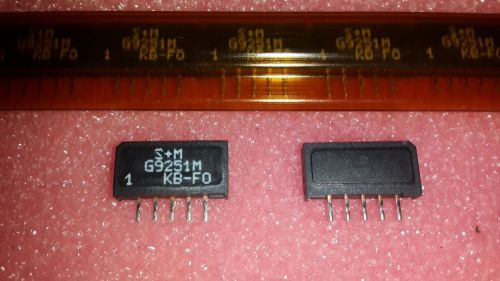 2x S+M B39389-G9251-M100 , SAW FILTER 38.90MHz IF Filter for Audio, see picture!