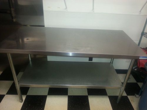 Table Stainless W/ Shelving