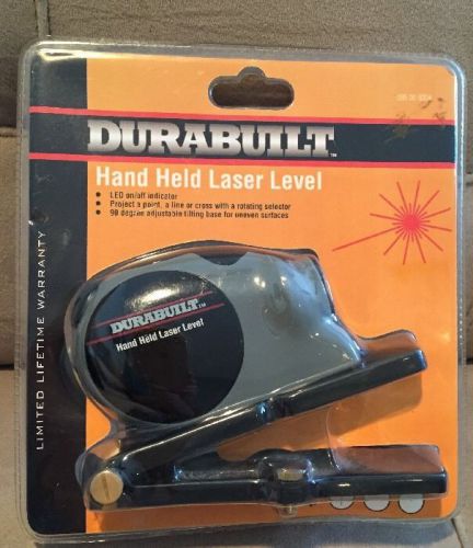 New!! Durabuilt Hand Held Laser Level Black
