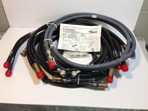 Commerical Andrew Coaxial Cable Connectors, Various Lengths