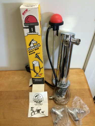 Tap-Rite Double Tap Draft Beer Tower 3&#034; w/ Hackensack Taps Model D4743DT &amp; Pump