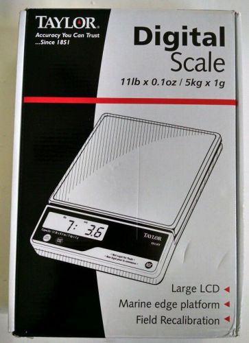 Taylor Precision Products TE11FT Digital Portion Control Scale, 11 lb