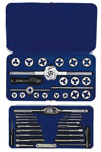 Irwin Industrial Tools 24606 Machine Screw with Fractional Tap and Die Set, 41pc