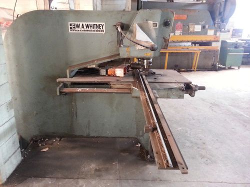 Wa whitney 630 fabricator punch press loaded tooling wow look! for sale