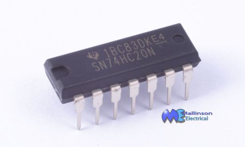 SN74HC20N Dual 4 input NAND gate Logic IC 7420