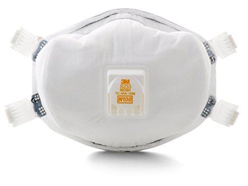 3m particulate respirator 8233  n100-super pack-5-count for sale