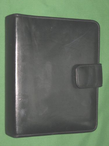 CLASSIC ~1.25&#034;~ GENUINE LEATHER Day Runner Planner BINDER Franklin Covey 9320
