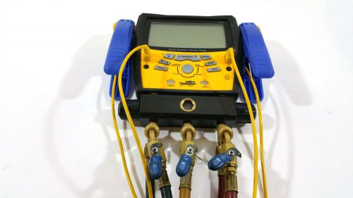 Fieldpiece sman3 hvac digital manifold vacuum gauge + hoses for sale