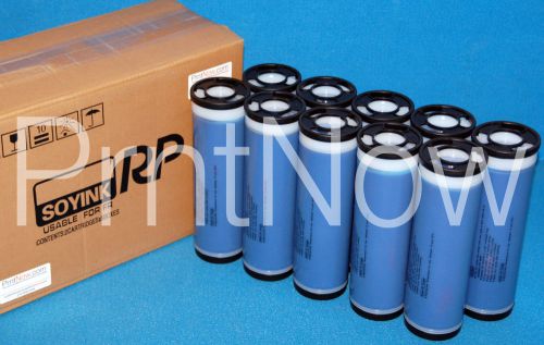 Blue Ink for Riso RP - 10 Tubes - 100% Compatible - Manufactured Within 90 Days