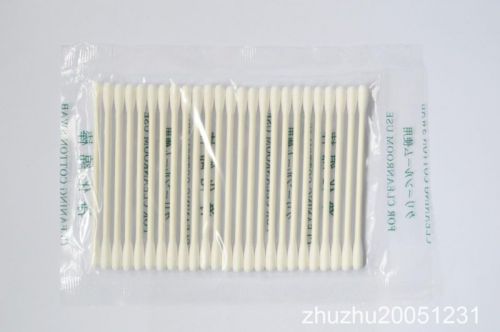 100pcs Round Gun Tip Double Point Cleaning Cotton Swab for printer (25-001)