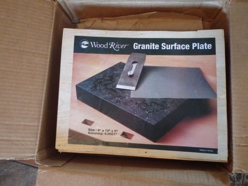 Surface Plate 2X9X12 Black Granite New NIB Wood River