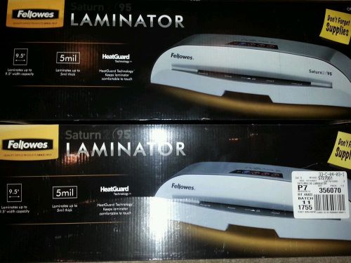 Fellowes Saturn2 95 Thermal &amp; Cold Laminator, 9-1/2&#034;W brand new 2 units