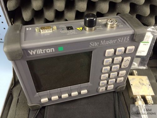 ANRITSU WILTRON SITE MASTER S113 1.2GHZ CABLE ANT ANALYZER FAULT LOCATOR TESTER