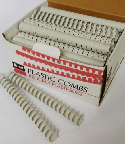 Comb Binding  - Ibico Plastic Combs - 1 Inch Grey - 88  Pieces