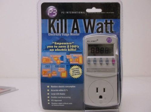 P3 KILL A WATT Energy Usage Meter