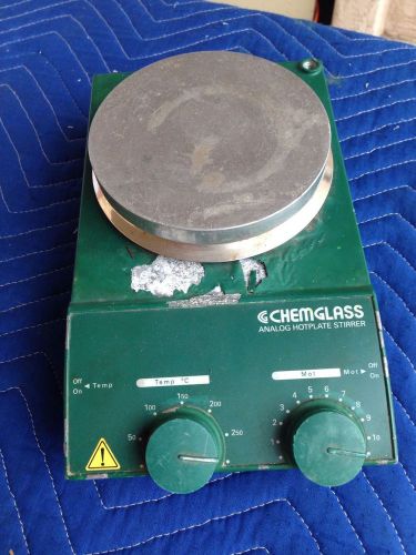 Chemglass Analog Hotplate Stirrer with Cord &amp; Safety Plug