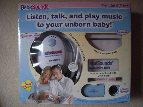 Bebe Sounds Prenatal Gift Set in Original Box EUC