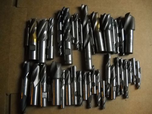 MACHINIST END MILL MIXED LOT OF 40